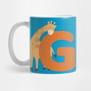Animal alphabet G Mug